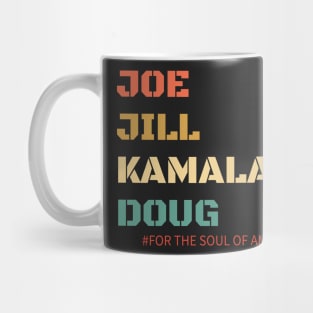 Joe and Jill and Kamala and Doug Mug